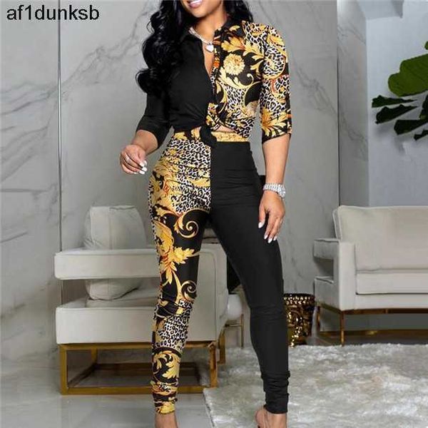 high versage colorblock vercace women's buttoned two piece front pants fashion waist women knot chic set outfits letter print, White
high versage colorblock vercace women's buttoned two piece front pants fashion waist women knot chic set outfits letter print, White