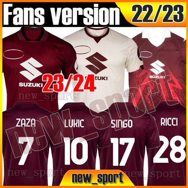 23 24 torino fc limited edition soccer jerseys 2023 2024 special home away zaza ricci zima t. sanabria lukic pellegri singo seck new sport m, Black;yellow
23 24 torino fc limited edition soccer jerseys 2023 2024 special home away zaza ricci zima t. sanabria lukic pellegri singo seck new sport m, Black;yellow