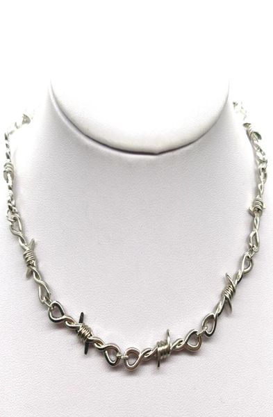small brambles iron choker necklace women hip-hop gothic punk style barbed little thorns chain choker gifts7436003, Silver
small brambles iron choker necklace women hip-hop gothic punk style barbed little thorns chain choker gifts7436003, Silver