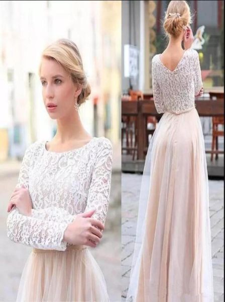 2019 vintage wedding dresses with lace long sleeves scoop neck zipper back tulle bridal gowns a line dress4409517, White
2019 vintage wedding dresses with lace long sleeves scoop neck zipper back tulle bridal gowns a line dress4409517, White