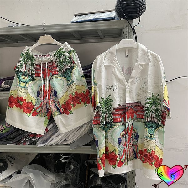 2023ss suit men women 1 silk sets shirt short sleeve japan sport shorts, White;black
2023ss suit men women 1 silk sets shirt short sleeve japan sport shorts, White;black
