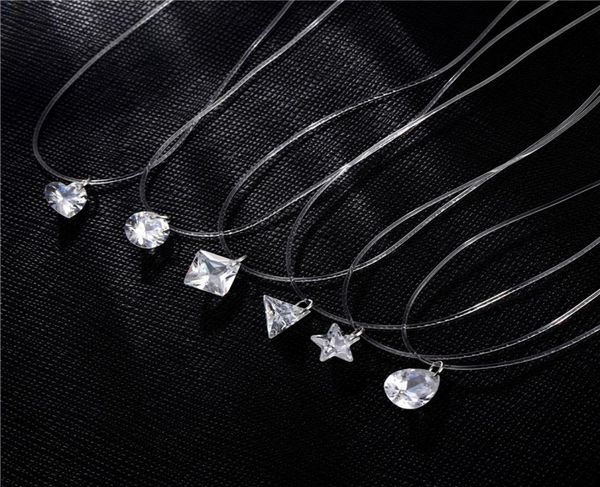 summer beach jewelry luxury fishing line fishing round star water drop heart crystal pendant invisible necklace for girls3617203, Silver
summer beach jewelry luxury fishing line fishing round star water drop heart crystal pendant invisible necklace for girls3617203, Silver