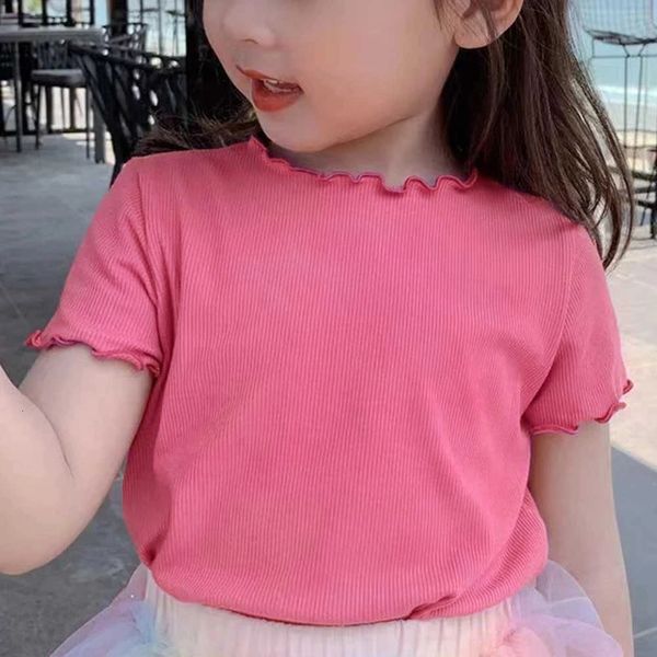 tshirts girl short sleeved tshirt summer kids tees baby solid color shirts 1 to 8 yrs children's clothing korean style 230721, Blue
tshirts girl short sleeved tshirt summer kids tees baby solid color shirts 1 to 8 yrs children's clothing korean style 230721, Blue