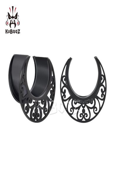 kubooz stainless steel notched cutout flower pattern ear tunnels plugs body piercing jewelry earring gauges stretchers expanders w3989162, Silver
kubooz stainless steel notched cutout flower pattern ear tunnels plugs body piercing jewelry earring gauges stretchers expanders w3989162, Silver