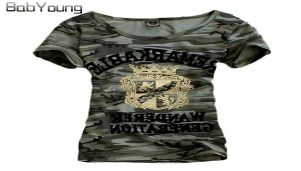 babyoung summer grown pattern t shirt women army camouflage military uniform tee shirt femme plus size camisetas mujer 4xl y19231271, White
babyoung summer grown pattern t shirt women army camouflage military uniform tee shirt femme plus size camisetas mujer 4xl y19231271, White