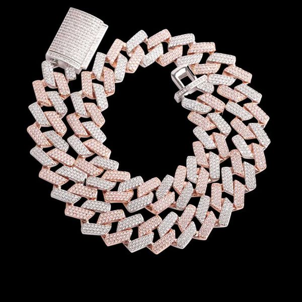 fashion hip hop jewelry 20mm width thick cut two tone color iced out hip hop rapper miami cuban chain, Silver
fashion hip hop jewelry 20mm width thick cut two tone color iced out hip hop rapper miami cuban chain, Silver