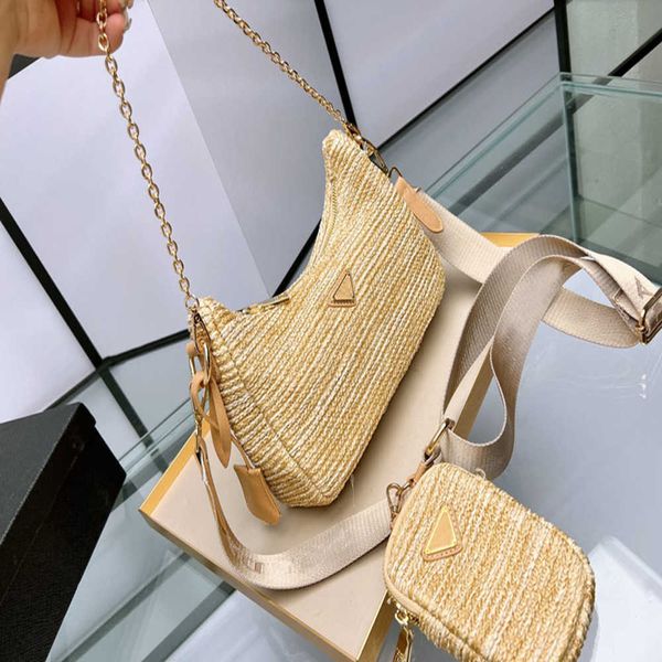 designer shoulder 3 piece handbags party bag weave all-match designers nylon purses crossbody handbag with box, Silver
designer shoulder 3 piece handbags party bag weave all-match designers nylon purses crossbody handbag with box, Silver