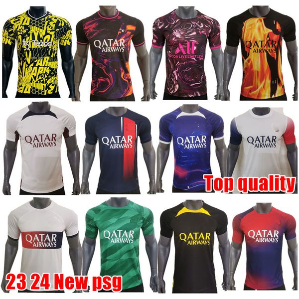 2023 psgs mbappe soccer jerseys tracksuits 23 24 new classic style paris training suit sergio ramos verratti icardi football short sleeve ch, Black
2023 psgs mbappe soccer jerseys tracksuits 23 24 new classic style paris training suit sergio ramos verratti icardi football short sleeve ch, Black