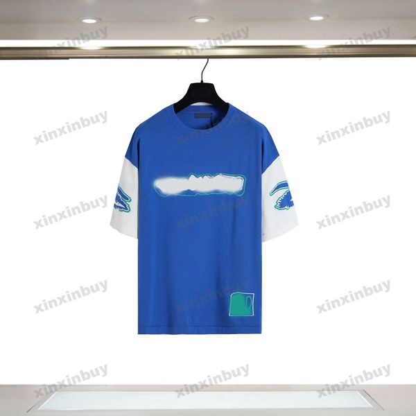 xinxinbuy men designer knitted tee t shirt 23ss paris signature jacquard letter short sleeve cotton women white blue green s-2xl, Black;brown
xinxinbuy men designer knitted tee t shirt 23ss paris signature jacquard letter short sleeve cotton women white blue green s-2xl, Black;brown