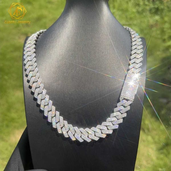 fine jewelry hip hop 925 sterling silver vvs moissanite diamond iced out miami big 16mm 20mm cuban link chain necklace for men
fine jewelry hip hop 925 sterling silver vvs moissanite diamond iced out miami big 16mm 20mm cuban link chain necklace for men