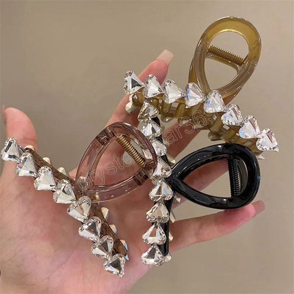 trend shiny rhinestone heart crystal love jelly color woman hair clip elegant hair claw ponytail holder headwear hair grab, Slivery;white
trend shiny rhinestone heart crystal love jelly color woman hair clip elegant hair claw ponytail holder headwear hair grab, Slivery;white