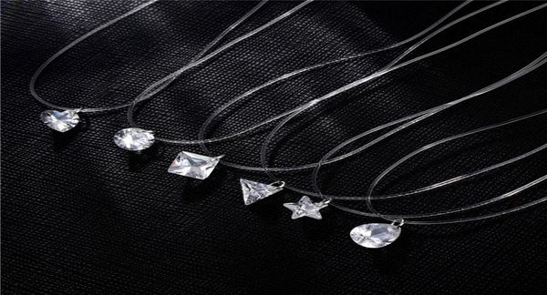 summer beach jewelry luxury fishing line fishing round star water drop heart crystal pendant invisible necklace for girls9170083, Silver
summer beach jewelry luxury fishing line fishing round star water drop heart crystal pendant invisible necklace for girls9170083, Silver