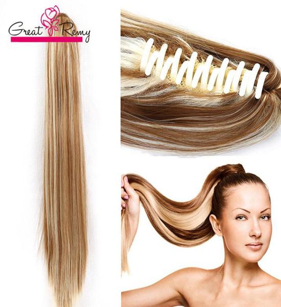 greatremy 18quot straight ponytail claw clip on extension synthetic hairpiece 4 1b 27 27613 613 33 8 synthetic ponytail 7485733, Black
greatremy 18quot straight ponytail claw clip on extension synthetic hairpiece 4 1b 27 27613 613 33 8 synthetic ponytail 7485733, Black