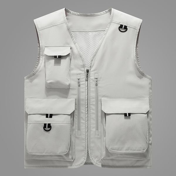 men's vests fashion multi pockets vest jacket men outdoor fishing sports vests waistcoat mens summer cargo sleeveless jacket vest outer, Black;white
men's vests fashion multi pockets vest jacket men outdoor fishing sports vests waistcoat mens summer cargo sleeveless jacket vest outer, Black;white