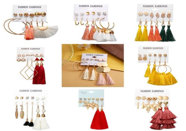 bohemian mix stud earring dangle for women fashion long tassel fringe sets female flower heart es1d0458900947, Silver
bohemian mix stud earring dangle for women fashion long tassel fringe sets female flower heart es1d0458900947, Silver