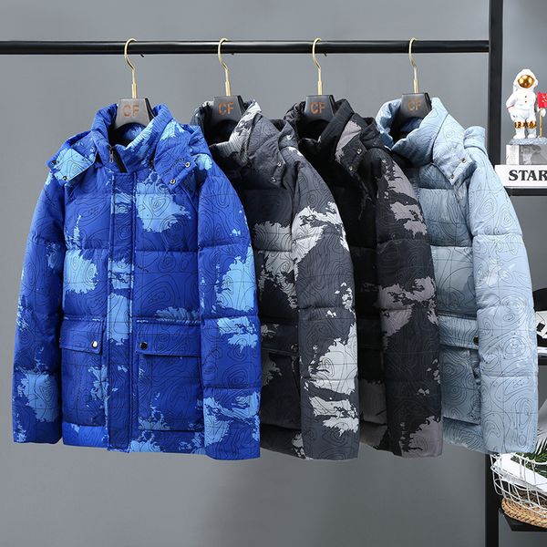 tactical parkas autumn winter men's thickened down jacket fashionable warm bread outdoor windproof design color matching, Red
tactical parkas autumn winter men's thickened down jacket fashionable warm bread outdoor windproof design color matching, Red