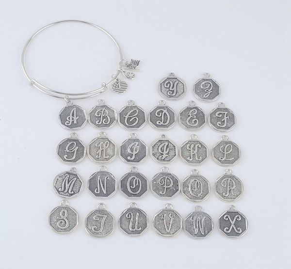 antique silver plated a-z initial letter charm bracelets women gift adjustable expandable bangle bracelet for women4166354, Golden;silver
antique silver plated a-z initial letter charm bracelets women gift adjustable expandable bangle bracelet for women4166354, Golden;silver