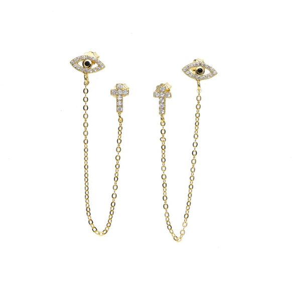 unique design factory whole cz cross evil eye charm dainty dangle chain double hole 925 silver stud earring6495799
unique design factory whole cz cross evil eye charm dainty dangle chain double hole 925 silver stud earring6495799