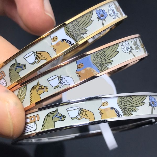 h rabbit bracelet gold rosegold and silver luxury bracelet new enamel 18k male and female couple jewelry 8 mm wide wholesale female designer, Golden;silver
h rabbit bracelet gold rosegold and silver luxury bracelet new enamel 18k male and female couple jewelry 8 mm wide wholesale female designer, Golden;silver