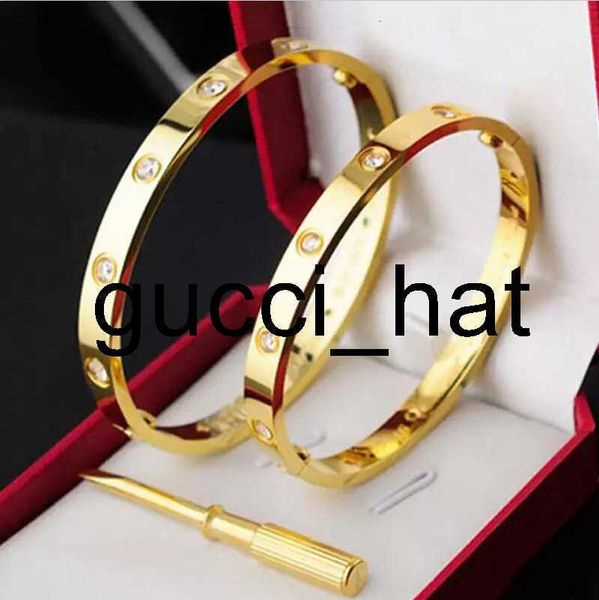 fashion loves ladies rose gold silver bracelet ladys titanium steel screw screwdriver diamond bangle luxury designer jewelry womens mens bra, Black
fashion loves ladies rose gold silver bracelet ladys titanium steel screw screwdriver diamond bangle luxury designer jewelry womens mens bra, Black