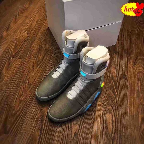 2023 new limited sale automatic laces shoes air mag sneakers marty mcfly's air mags led back to the future glow in the dark gray mcflys, Black
2023 new limited sale automatic laces shoes air mag sneakers marty mcfly's air mags led back to the future glow in the dark gray mcflys, Black