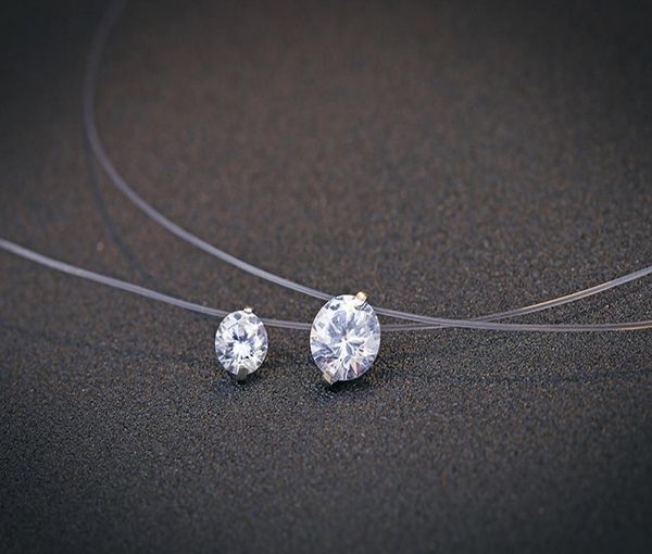 fashion design invisible fishing stone pendant necklace 925 sterling silver cz zircon transparent line fishing choker pendant1423104
fashion design invisible fishing stone pendant necklace 925 sterling silver cz zircon transparent line fishing choker pendant1423104