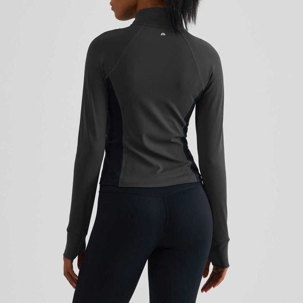 designer lululemens women jacket new color-block waist women's non-slip zipper comfortable tight-fitting sportswear high tie finger sle, Black;brown
designer lululemens women jacket new color-block waist women's non-slip zipper comfortable tight-fitting sportswear high tie finger sle, Black;brown