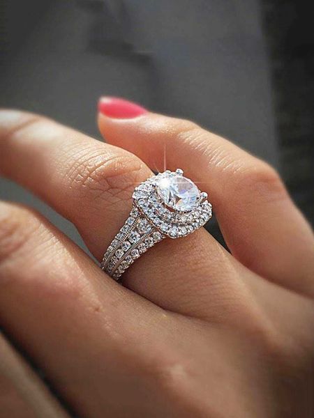 women's fashion accessories 1pc glamorous zinc alloy cubic zirconia decor ring for women for daily decoration, Silver
women's fashion accessories 1pc glamorous zinc alloy cubic zirconia decor ring for women for daily decoration, Silver