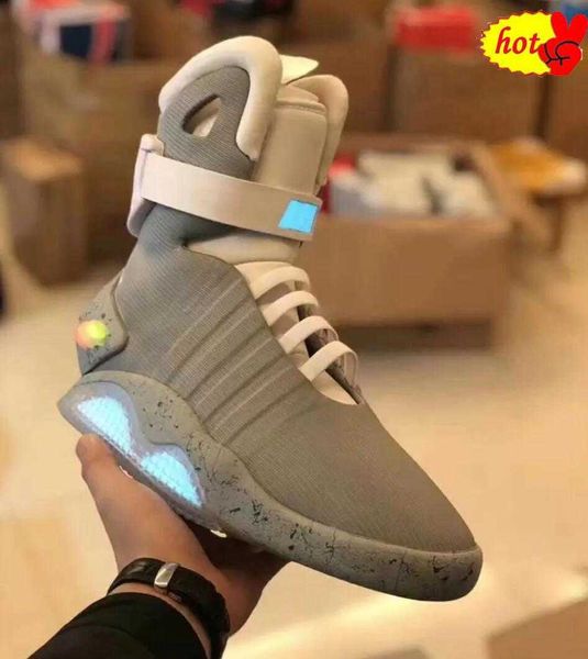 2023 automatic laces air mag sneakers marty mcfly's air mags back to the future shoes led mens glow in the dark black red grey boots hi
2023 automatic laces air mag sneakers marty mcfly's air mags back to the future shoes led mens glow in the dark black red grey boots hi