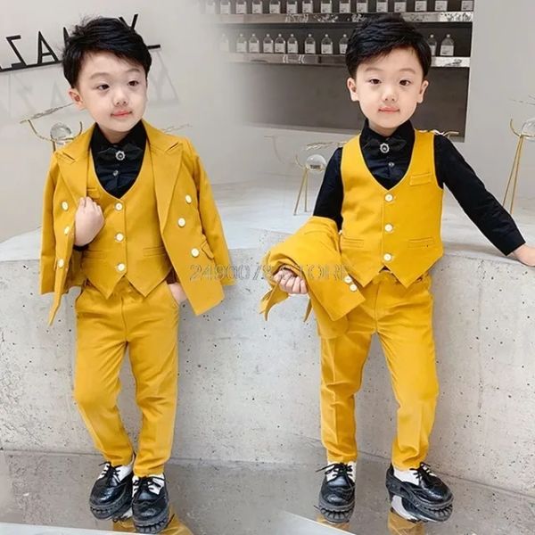 suits flower boys formal suit kids wedding tuxedo dress girls chorus jacket vest pants set children performance prom party costume 23071 fne, Black
suits flower boys formal suit kids wedding tuxedo dress girls chorus jacket vest pants set children performance prom party costume 23071 fne, Black