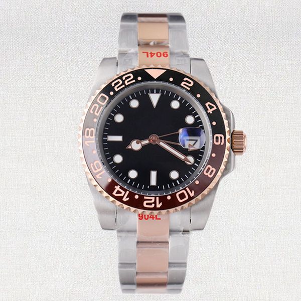mens watch automatic watch 40mm904l stainless steel business strap adjustable watch montre de luxe automatic winding waterproof watches, Slivery;brown
mens watch automatic watch 40mm904l stainless steel business strap adjustable watch montre de luxe automatic winding waterproof watches, Slivery;brown
