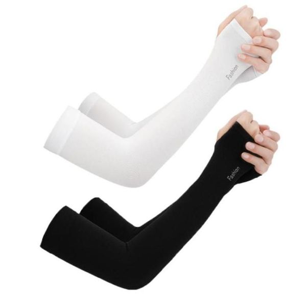 2pcs breathable ice silk sunscreen cuff summer riding cool sleeves outdoor sports running arm sleeves uv protection sleeve6198325, Black
2pcs breathable ice silk sunscreen cuff summer riding cool sleeves outdoor sports running arm sleeves uv protection sleeve6198325, Black