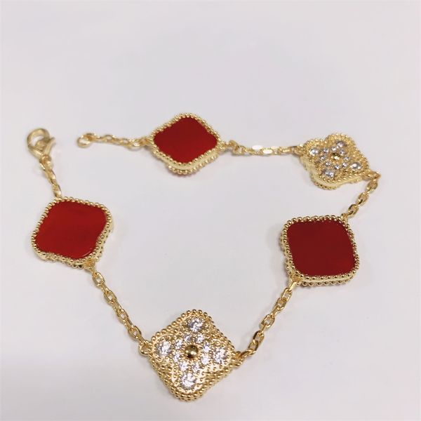 the new popular 925 sterling van silver cleef charm bracelet is suitable for classic women's jewelry and fashion accessories czvucia df, Golden;silver
the new popular 925 sterling van silver cleef charm bracelet is suitable for classic women's jewelry and fashion accessories czvucia df, Golden;silver