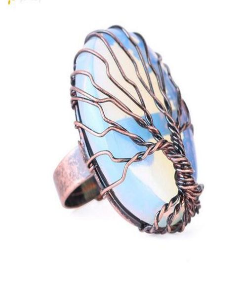 antique rings for women vintage finger jewelry egg shape natural stone bead wrapped tree of life adjustable ring7484851, Silver
antique rings for women vintage finger jewelry egg shape natural stone bead wrapped tree of life adjustable ring7484851, Silver