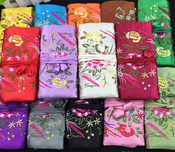 chinese traditional silk fashion style women jewelry roll travel storage handembroidery satin bag packaging pouches5833406, Pink;blue
chinese traditional silk fashion style women jewelry roll travel storage handembroidery satin bag packaging pouches5833406, Pink;blue