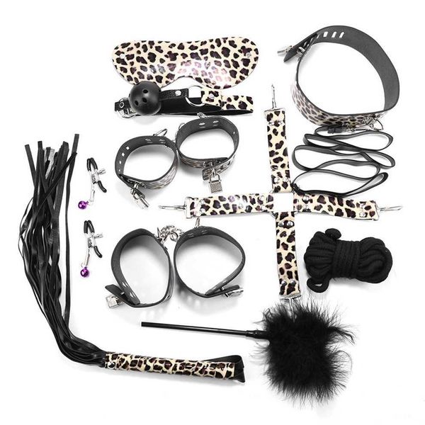 sm leopard pattern 10 piece set with binding mouth ser products women's leather whip and cuff combination 80% off store online sale
sm leopard pattern 10 piece set with binding mouth ser products women's leather whip and cuff combination 80% off store online sale