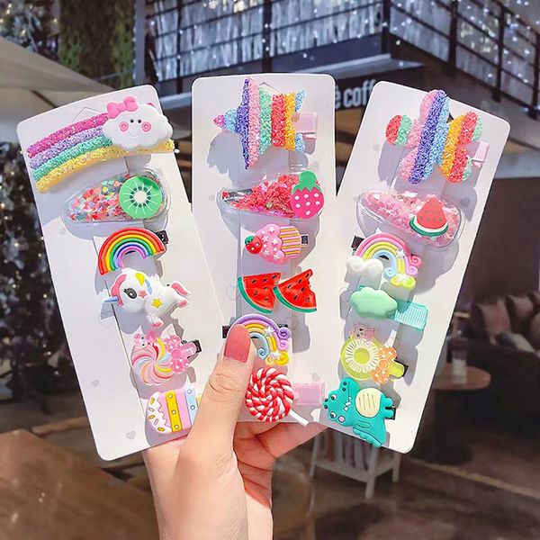 fashion blogger designer jewelry cartoon rainbow lollipop hair clip quicksand hair clip setaccessories headwear clips barrettes wholesale ed, Golden;silver
fashion blogger designer jewelry cartoon rainbow lollipop hair clip quicksand hair clip setaccessories headwear clips barrettes wholesale ed, Golden;silver