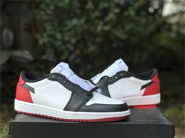 2023 release 1 low og black toe athletic shoes sail black atmosphere grey white varsity red wmns unc chicago outdoor sneakers with box, White;red
2023 release 1 low og black toe athletic shoes sail black atmosphere grey white varsity red wmns unc chicago outdoor sneakers with box, White;red