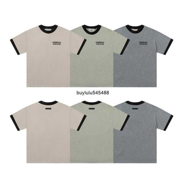 2023 summer men and women fashion t-shirt hight street brand es colorblock short sleeve new letter flocking print loose, White
2023 summer men and women fashion t-shirt hight street brand es colorblock short sleeve new letter flocking print loose, White