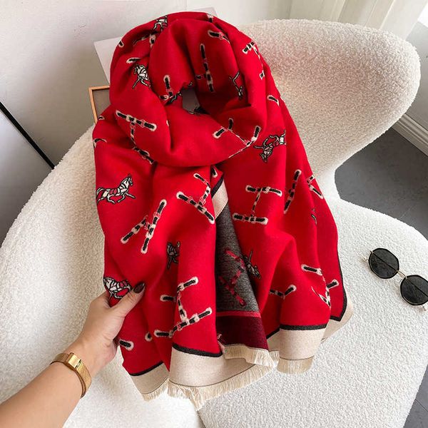 high class horse for women in autumn and winter h letter casual cashmere shawl versatile business warm scarf 9w8s, Blue;gray
high class horse for women in autumn and winter h letter casual cashmere shawl versatile business warm scarf 9w8s, Blue;gray