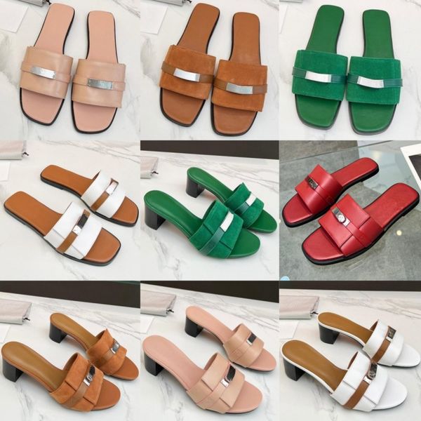 summer leather slippers classic womens designer shoes fashion luxury suede sandals chunky heels outdoor comfortable casual shoes non-slip br, Black
summer leather slippers classic womens designer shoes fashion luxury suede sandals chunky heels outdoor comfortable casual shoes non-slip br, Black