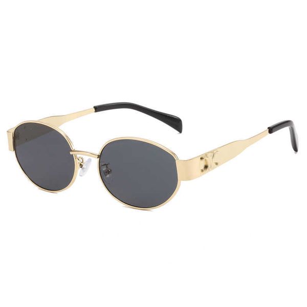 2023 new fashion c home network red same style black frame oval arc de triomphe sunglasses plain face flat mirror, White;black
2023 new fashion c home network red same style black frame oval arc de triomphe sunglasses plain face flat mirror, White;black