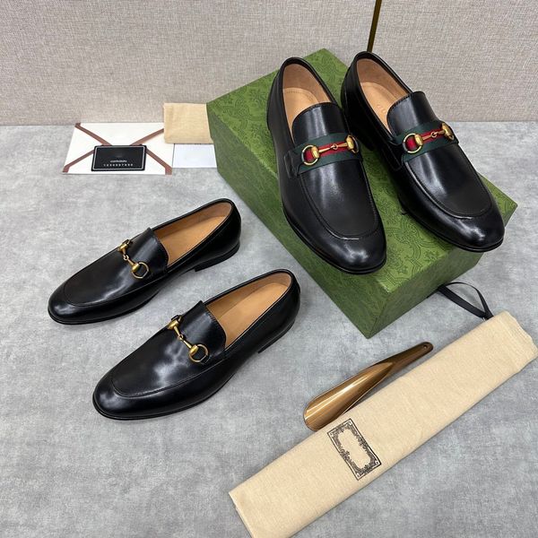 2023 new men's casual leather shoes metal buckle calfskin low heel lightweight sole set foot slip-on shoe for men, Black
2023 new men's casual leather shoes metal buckle calfskin low heel lightweight sole set foot slip-on shoe for men, Black