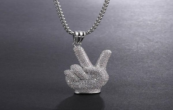 hip hop full a cz stone paved bling ice out victory gesture pendants necklace for men rapper jewelry silver color3115657
hip hop full a cz stone paved bling ice out victory gesture pendants necklace for men rapper jewelry silver color3115657