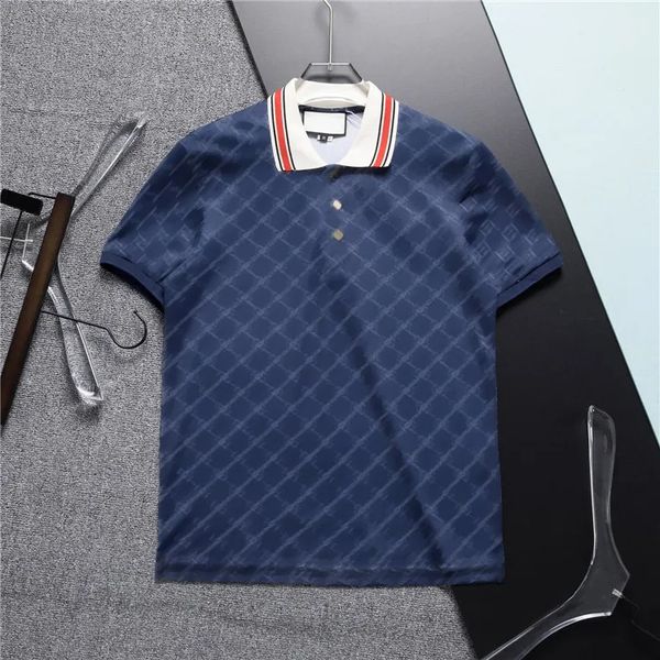 designer summer men shirts luxury brand polo shirt business casual tee england style shirts man m-3xl, White;black
designer summer men shirts luxury brand polo shirt business casual tee england style shirts man m-3xl, White;black
