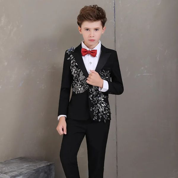 suits children s formal dress set flower boys wedding host piano performance costume kids blazer pants clothing 221205 lje, Black
suits children s formal dress set flower boys wedding host piano performance costume kids blazer pants clothing 221205 lje, Black