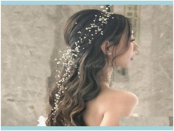 jewelry brides beautiful multilayer pearl black hair hoop piece handmade headband wedding headdress bridal jewelry clips & barrettes dro5050, Golden;silver
jewelry brides beautiful multilayer pearl black hair hoop piece handmade headband wedding headdress bridal jewelry clips & barrettes dro5050, Golden;silver