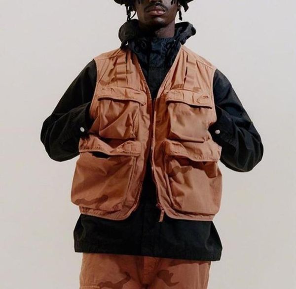 fashion 19ss camo cargo vest tactical clothing mountain outdoor men women coat street casual sport outwear jacket size s2291840, Black;white
fashion 19ss camo cargo vest tactical clothing mountain outdoor men women coat street casual sport outwear jacket size s2291840, Black;white