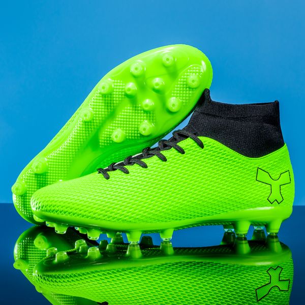 athletic outdoor large size 35-47 men soccer shoes high ankle women football boot turf training soccer cleats children football shoes for ki, Black
athletic outdoor large size 35-47 men soccer shoes high ankle women football boot turf training soccer cleats children football shoes for ki, Black