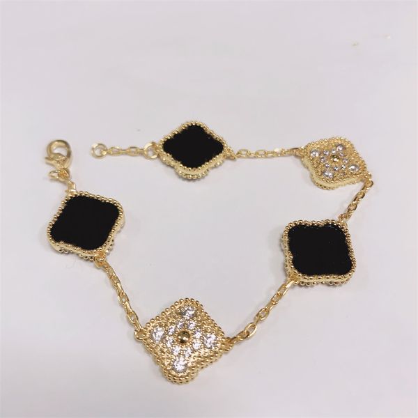 the new popular 925 sterling van silver cleef charm bracelet is suitable for classic women's jewelry and fashion accessories cya8hi, Golden;silver
the new popular 925 sterling van silver cleef charm bracelet is suitable for classic women's jewelry and fashion accessories cya8hi, Golden;silver